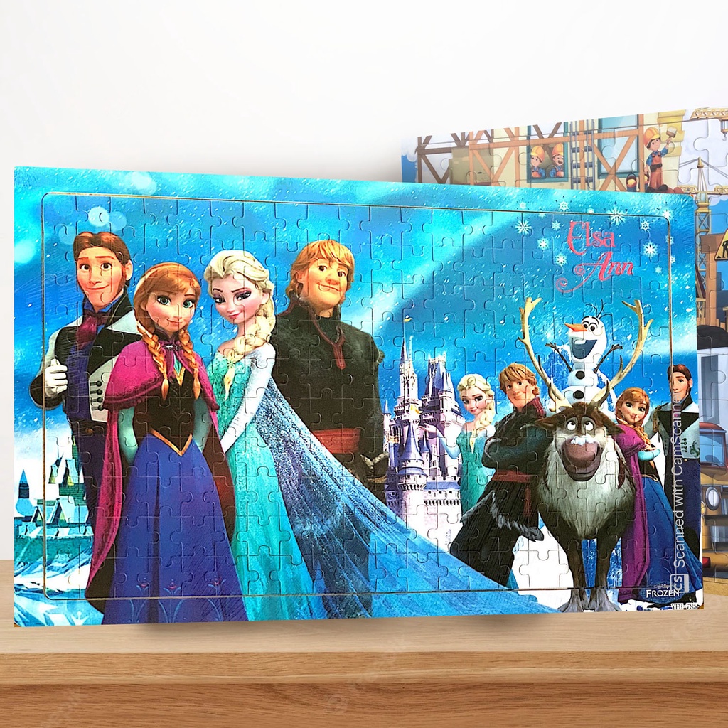 Tranh Gỗ Ghép Hình Cho Bé 200 Mảnh - Tranh xếp 200 miếng cho bé - giadung2q