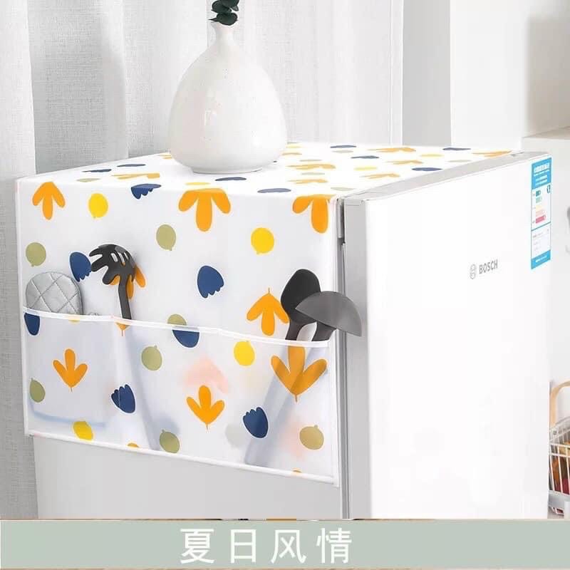 TẤM BẠT PHỦ TỦ LẠNH MÃ 02 BẰNG VẢI NILON PEVA KHÔNG THẤM NƯỚC