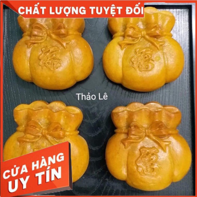 Khuôn bánh trung thu silicon 4D Túi vàng Mã SG1205