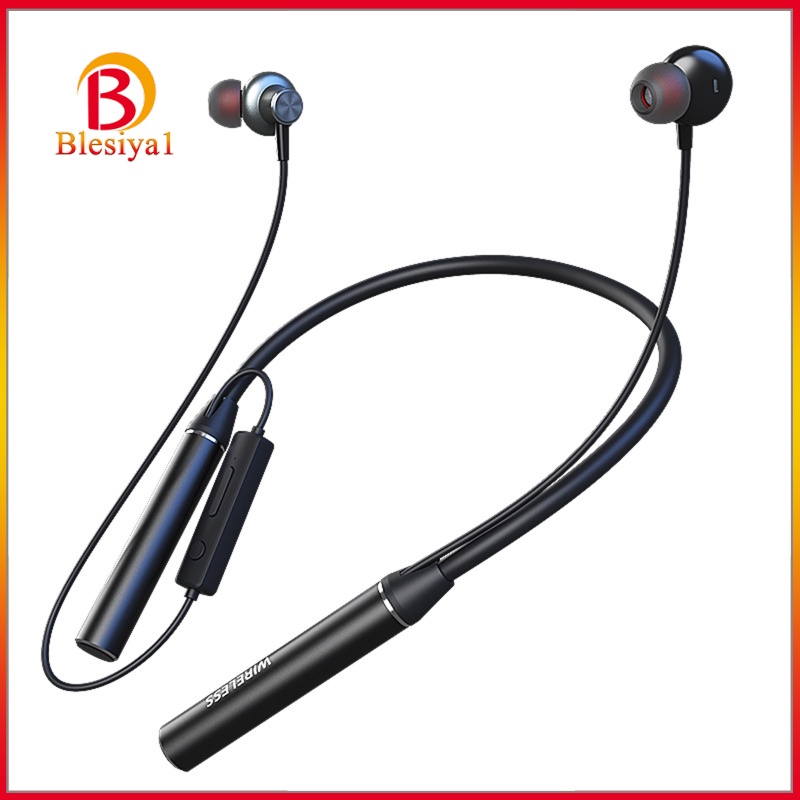 [BLESIYA1] Foldable Wireless Neckband for Workout Running Driving Outside TF Card