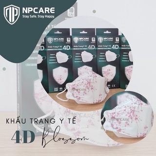 Khẩu Trang Y Tế 4D NPCARE ( Hộp 10 Cái )