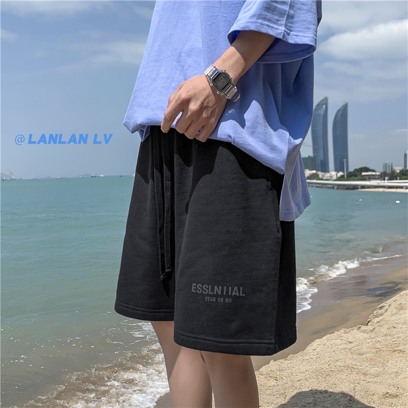 Quần Short Thể Thao Ống Rộng Phong Cách Hàn Quốc Dành Cho Cả Nam Và Nữ