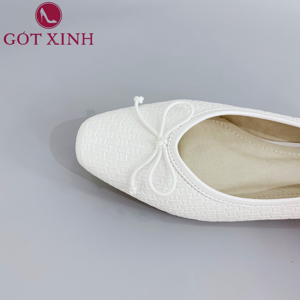 Giày Búp Bê Nơ Gót Xinh GX233 Da Mềm | BigBuy360 - bigbuy360.vn