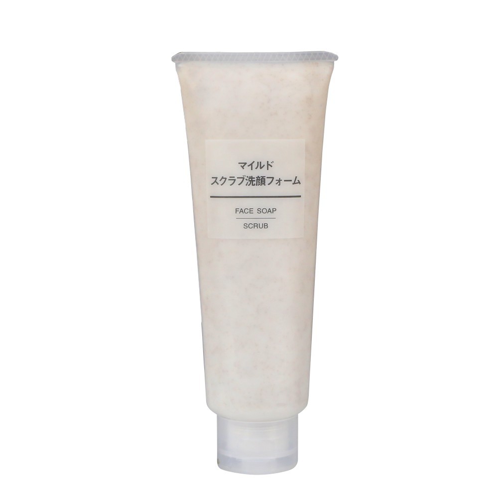 SỮA RỬA MẶT ♥𝑭𝑹𝑬𝑬𝑺𝑯𝑰𝑷♥ SỮA RỬA MẶT MUJI FACE SOAP SRUB 120g Nhật Bản