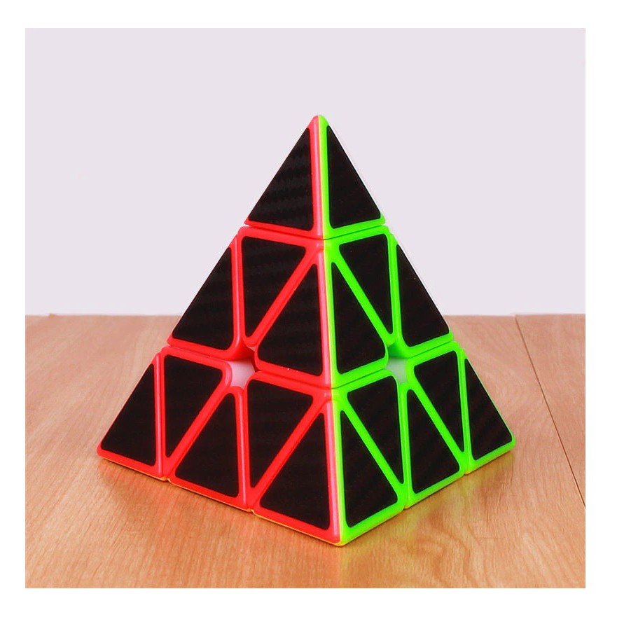 Đồ chơi Rubik Moyu Carbon pyramix tam giác - rubik phát triển giáo dục trí não