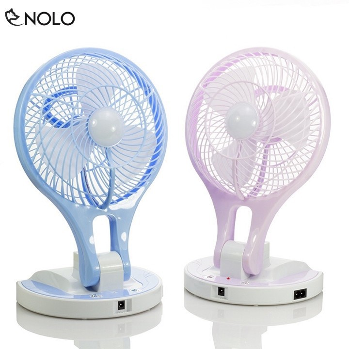 Quạt Để Bàn LỖI 1 ĐỔI 1FREE SHIPSạc Tích Điện FAN Mini có kèm đèn 3in1 Gấp Gọn Tiện Lợi