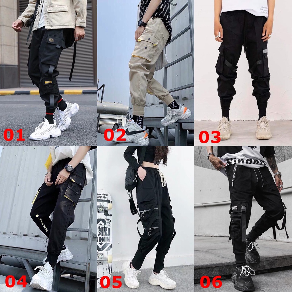 Quần Jogger Kaki Nam Nữ Túi Hộp Unisex Chất Dày Dặn - Hàng nhập khẩu