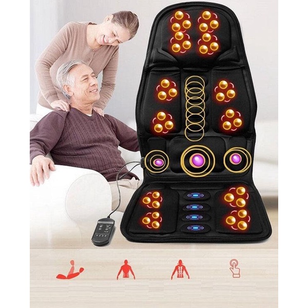 Ghế massage,đệm mát xa toàn thân ,dùng trên oto hoặc ở nhà 5 vùng cao cấp nhập khẩu | BigBuy360 - bigbuy360.vn