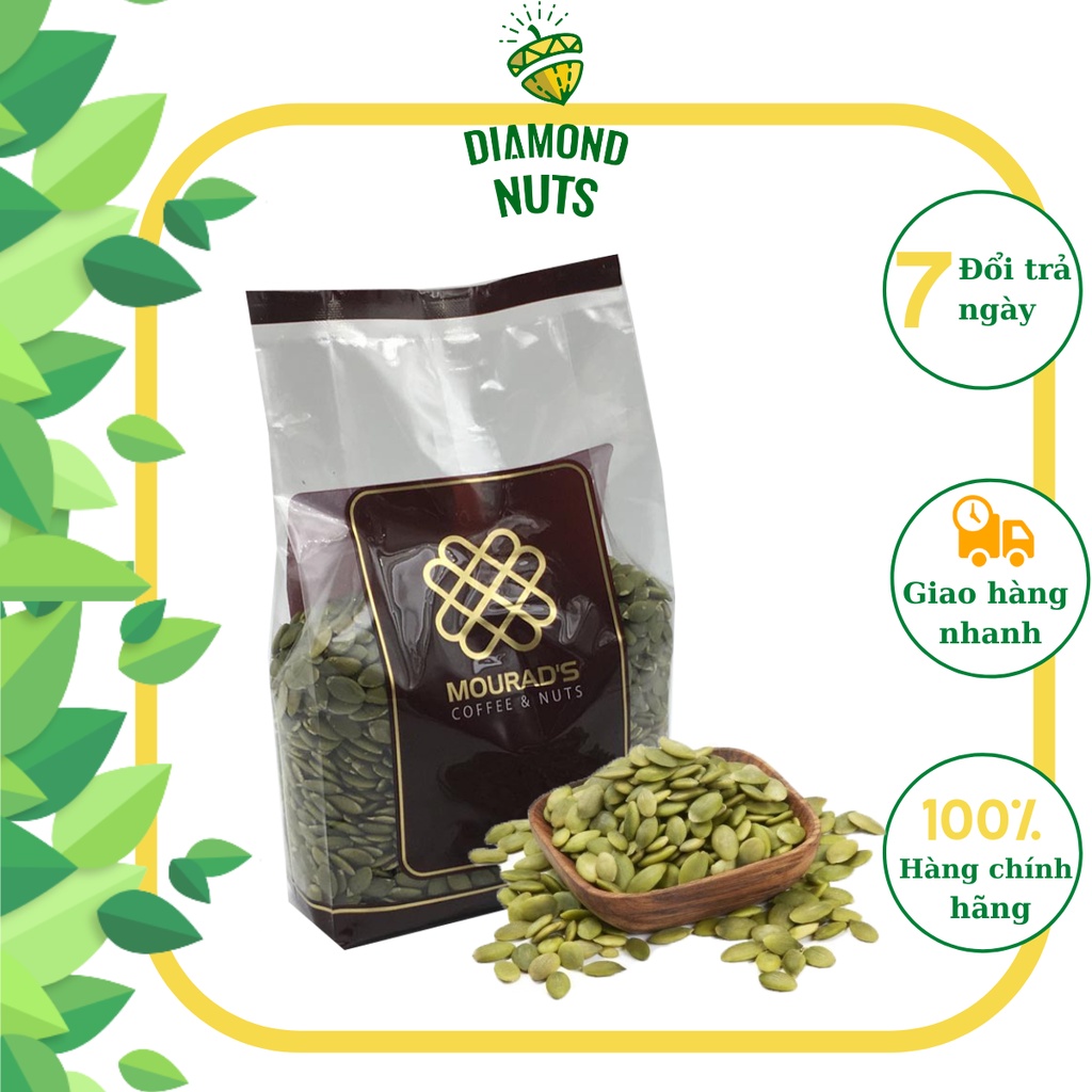 Hạt bí xanh úc MOURAD'S Hàng Chuẩn nhất Diamondnuts