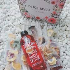 Set 40 gói detox Robimart, full hộp - Tặng bình Pongdang 1 lít, 3 gói đường, mật ong