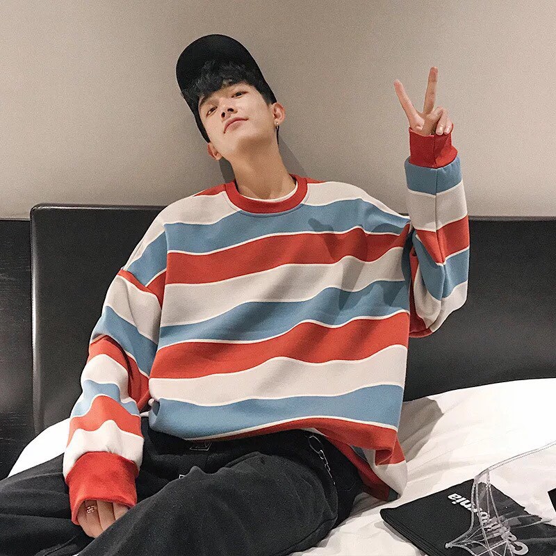 Áo sweater form rộng chất thun cotton dày dặn hot hot