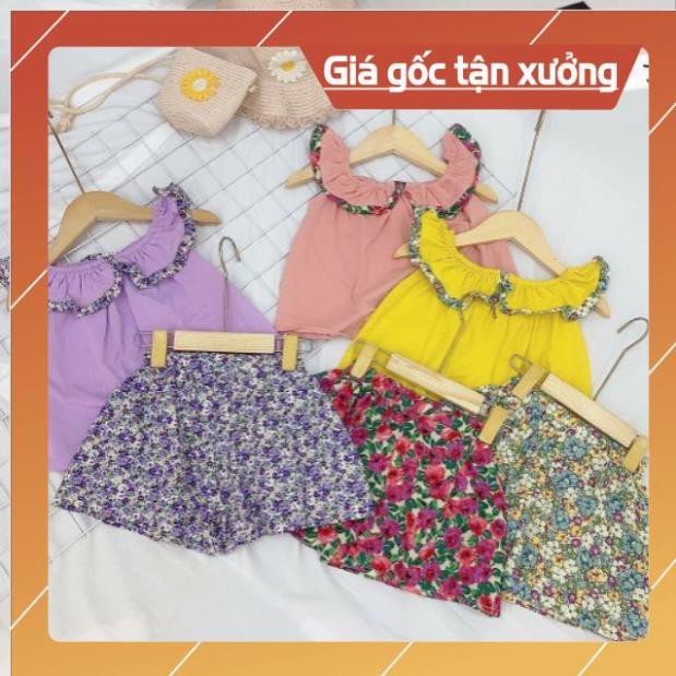 [HOT] Sét bộ bé gái 💞GIÁ GỐC💞 Bộ Mùa Hè Cho Bé - Quần Thô Giả Váy Áo Cotton Cao Cấp 8kg=>22kg  [Nhím Shop]