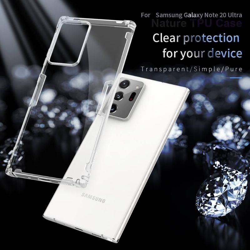 Nillkin TPU Case For SAMSUNG Note 20 , Note 20 Ultra ,chống ố vàng , viền chống sốc cao cấp