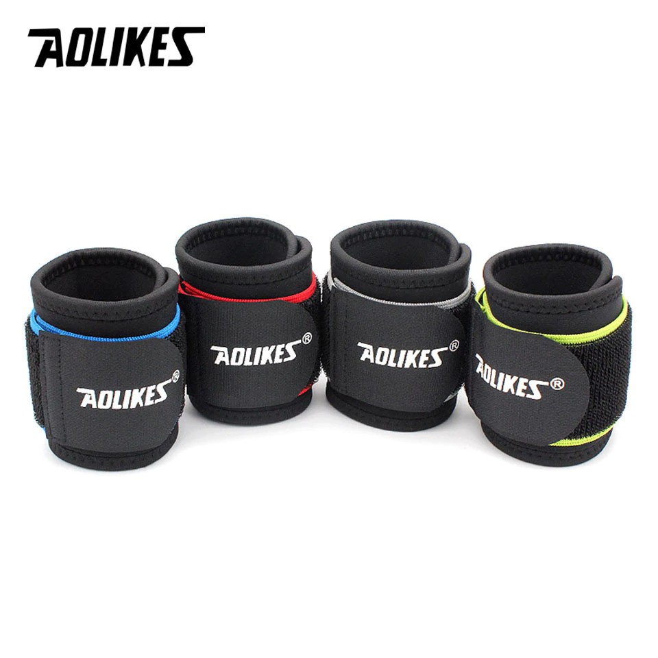 Băng quấn cổ tay tập gym AOLIKES A-7938 bảo vệ hỗ trợ xương khớp tay Sport wrist support