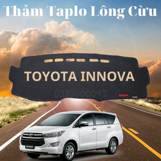 Thảm Taplo Lông Cừu Chống Nóng, Bảo Vệ Taplo Xe Toyota Innova