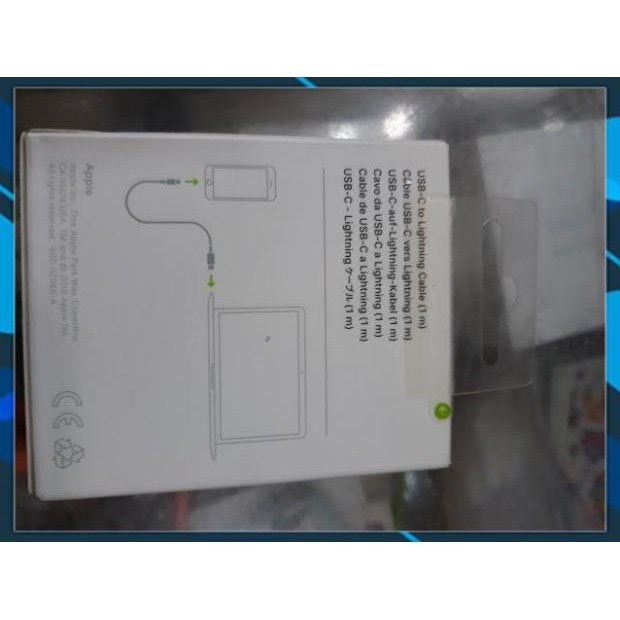 Dây Cáp Sạc USB-C to Lightning Chuẩn type Cho iPhone chính hãng