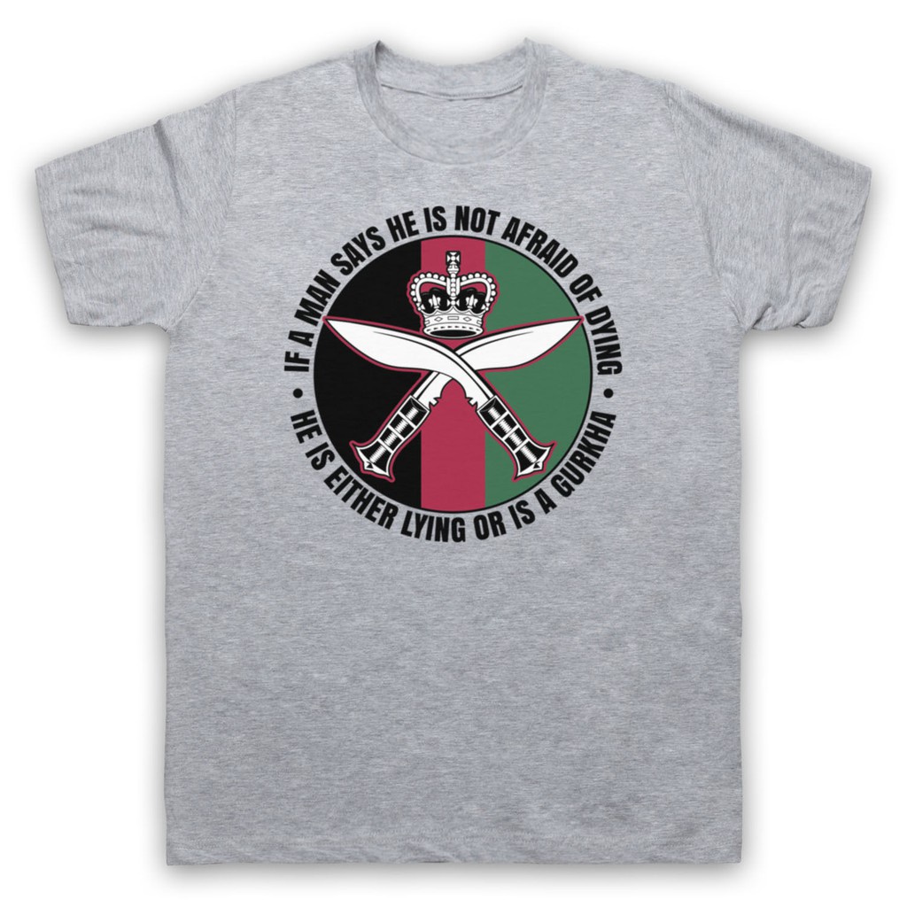 Áo Thun Nam Tay Ngắn Phong Cách Quân Đội, Lấy Cảm Hứng Từ Thiết Kế Gurkha Kukri