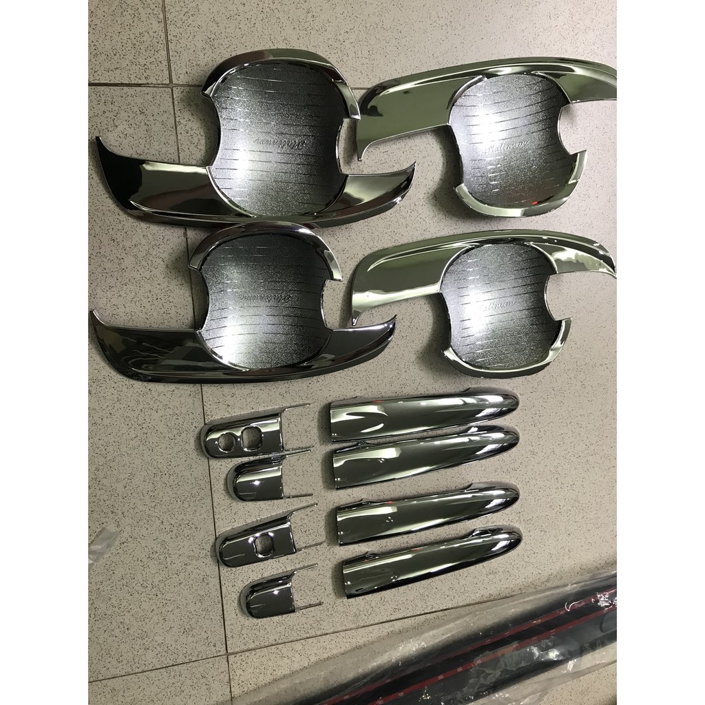 Bộ ốp tay Cửa + hõm Cửa mạ crom xe Toyota Avanza 2019-2020