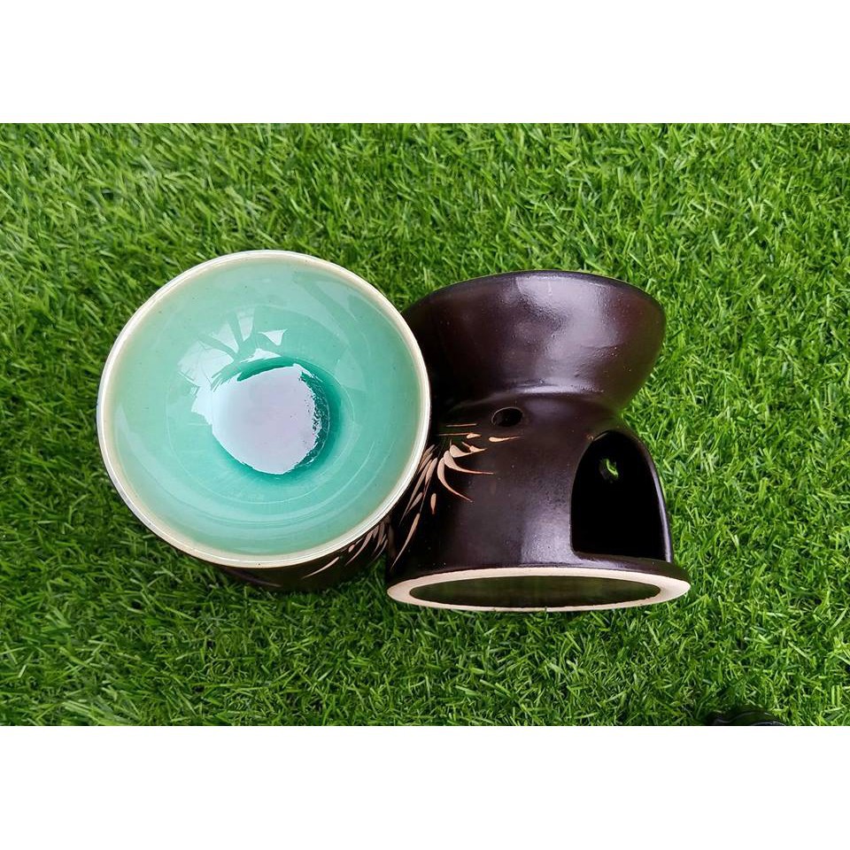 ĐẾ ĐỐT TINH DẦU BẰNG NẾN- HÌNH MẶT CƯỜI