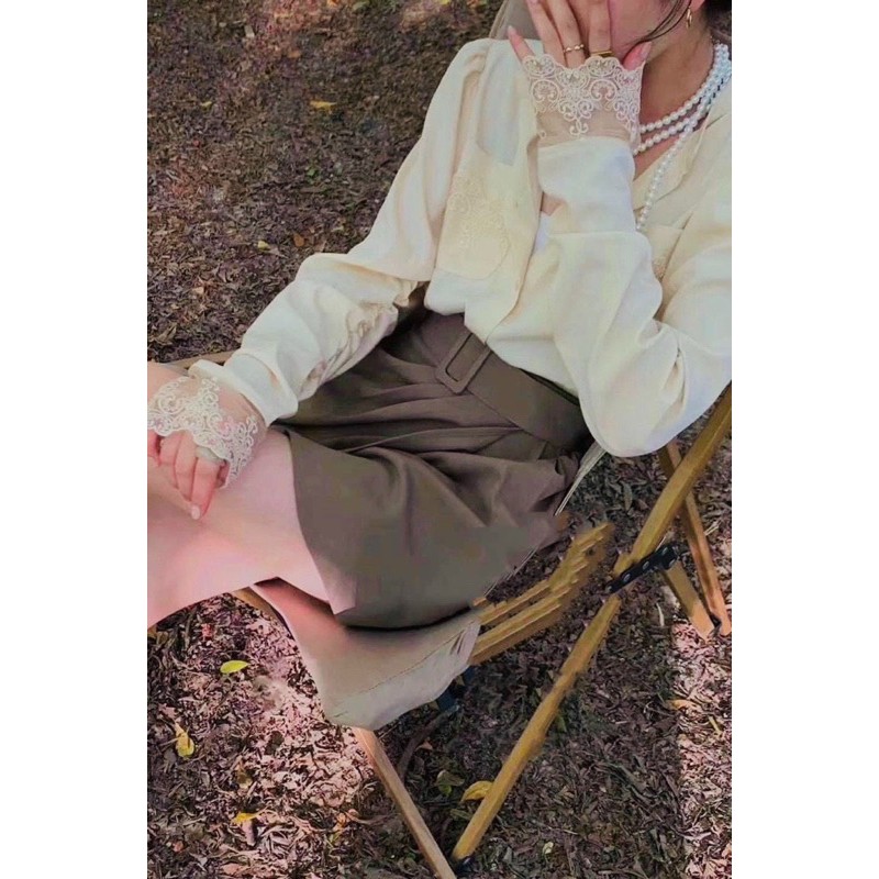 [Mã FAXANH55 giảm 10K đơn 50K] CVNU18 - CHÂN VÁY NỮ XẾP VẠT BẦU KÈM ĐAI | BigBuy360 - bigbuy360.vn