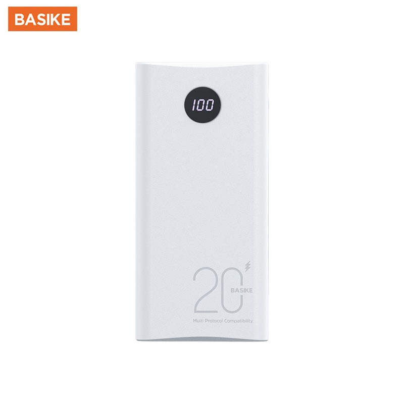 Sạc Dự Phòng Basike-PT52D 20000mah 22.5W Nạp nhanh Màn Hình Hiển Thị Điện Tử Kèm Dây Cáp Sạc