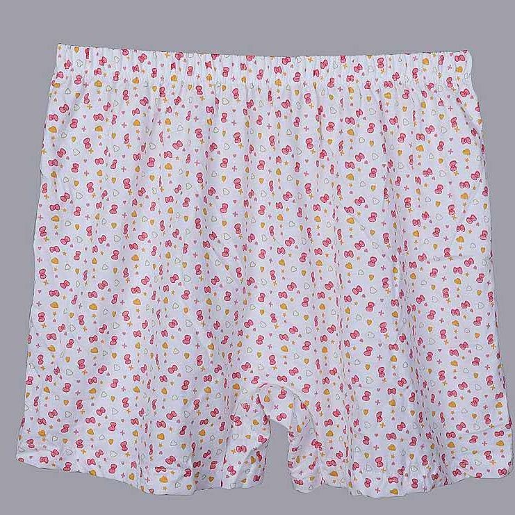 Set 4 quần short cotton lưng cao ống rộng thoáng khí dành cho phụ nữ trung niên và cao tuổi