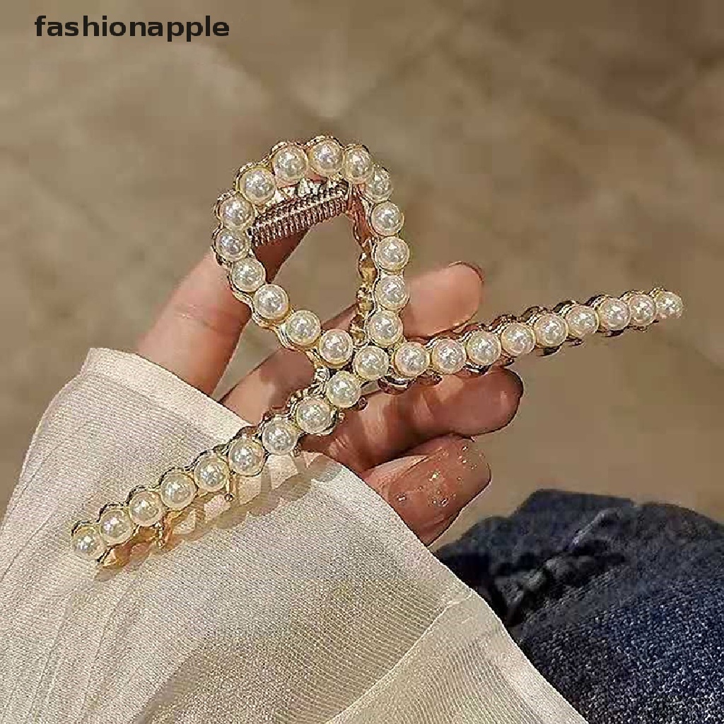 Kẹp Tóc Đính Ngọc Trai Thời Trang Cho Nữ