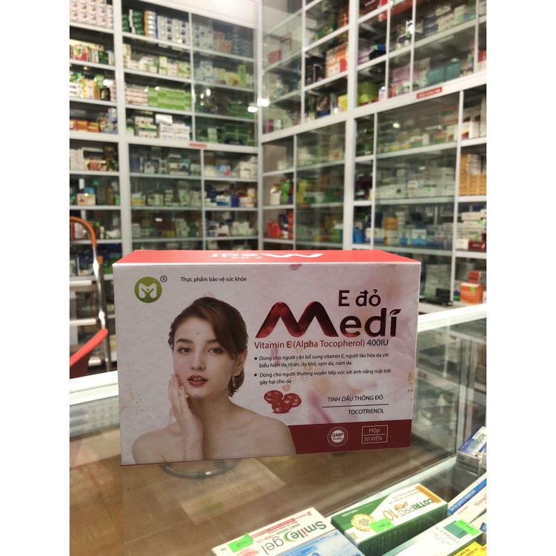 ✅[Chính hãng] VITAMIN E đỏ Medi ( vitamin E 400iu)