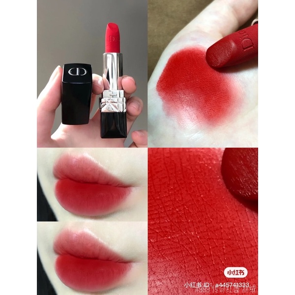 Son thỏi Dior Velvet 999 và 720 box limited Lunar Newyear 2022