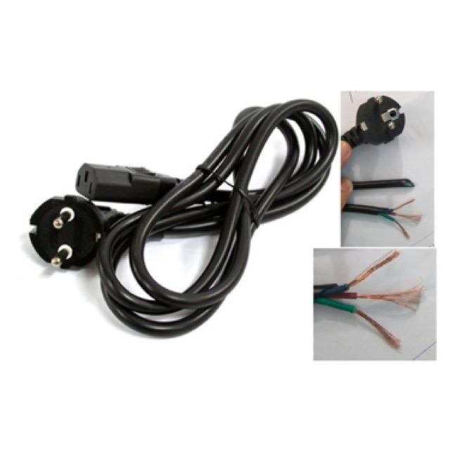 Dây Nguồn Cho Máy Tính Bàn PC Và Máy In Dài 1,2m