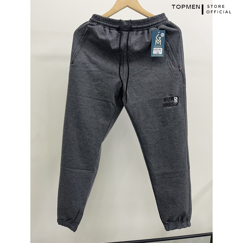 Quần jogger nam TOPMEN cao cấp chất nỉ sạn