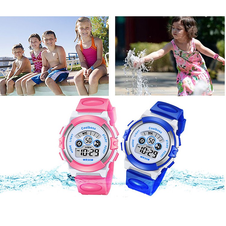 Đồng hồ điện tử bé trai - bé gái Lollipop thời trang hè đẹp và bền chống nước 3AT | BigBuy360 - bigbuy360.vn