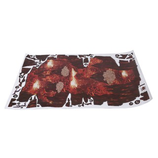Decal dán tường/ sàn nhà trang trí hình nham thạch núi lửa 24x35 inch