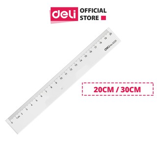 Thước kẻ Deli trong suốt - 20/30cm - 1 chiếc - E6220/ E6230