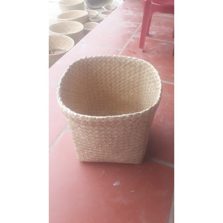 Giỏ cói trồng cây/đựng đồ KT 30cm x 30cm