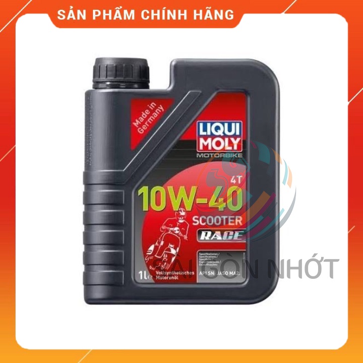 Dầu nhớt Xe Tay Ga Liqui Moly Scooter Race 10W40 1L