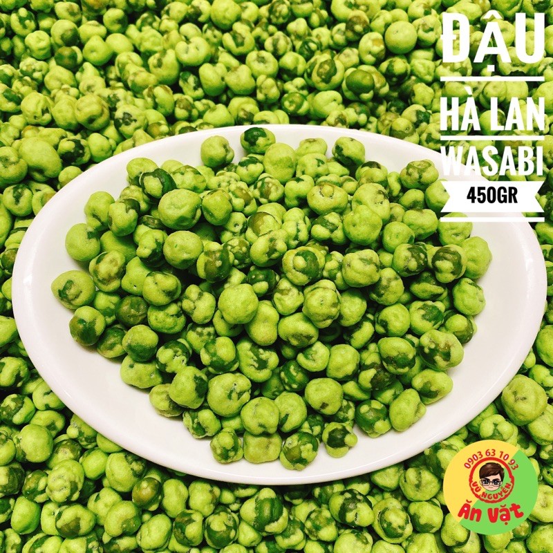 [Mã 156FMCGSALE hoàn 8% đơn 500K] 1 LON PET ĐẬU HÀ LAN VỊ WASABI (MÙ TẠT) - ĐẬU HOÀ LAN WASABI 450GR - ĂN VẶT | BigBuy360 - bigbuy360.vn