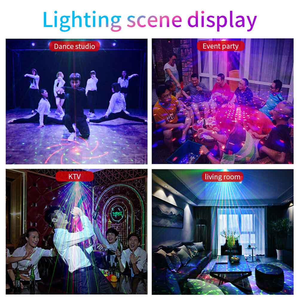 Đèn sân khấu LED laser RGB nhiều phong cách rực rỡ độc đáo