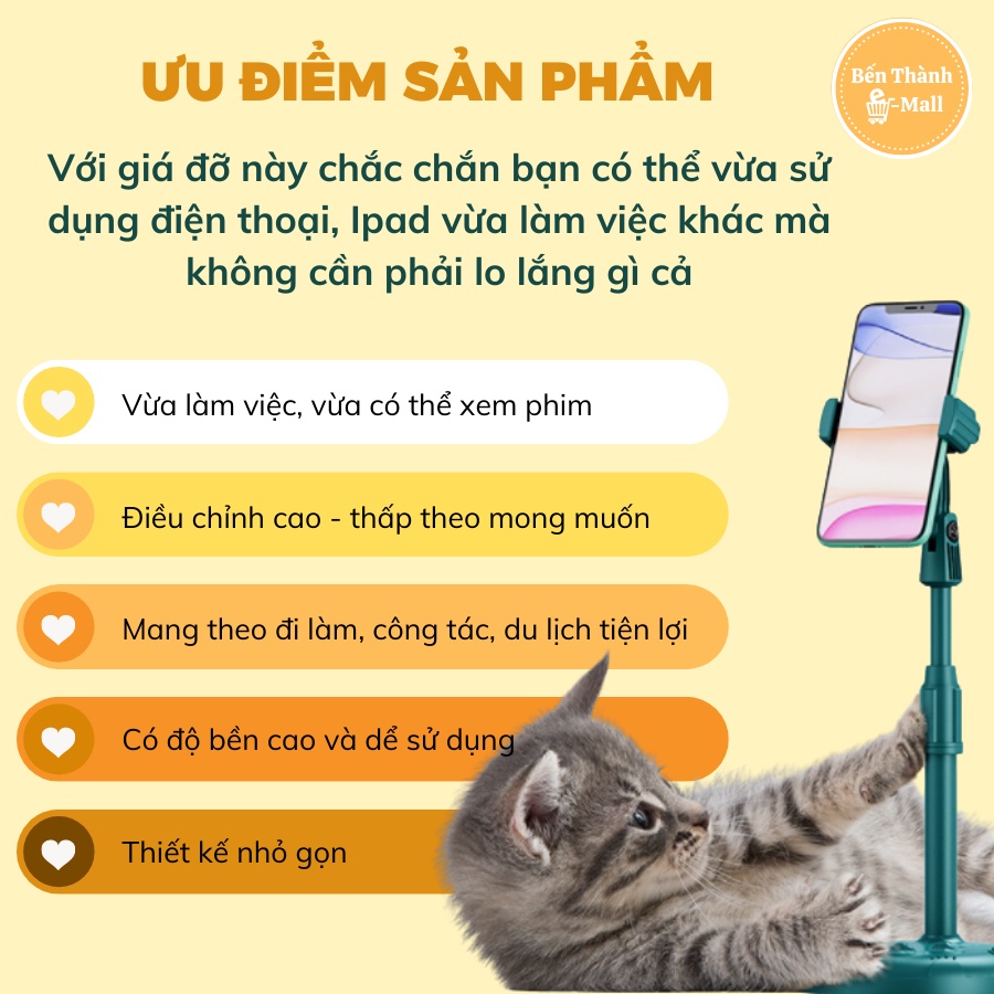 ✈️ [Freeship] GIÁ ĐỠ ĐIỆN THOẠI, IPAD, KẸP ĐIỆN THOẠI LIVESTREAM XOAY 360 ĐỘ TIỆN LỢI