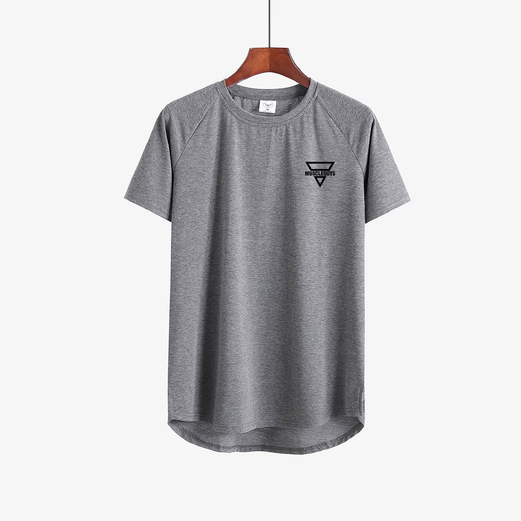 Áo Thun Nam Tay Ngắn Cổ Tròn Thoáng Hơi Thời Trang