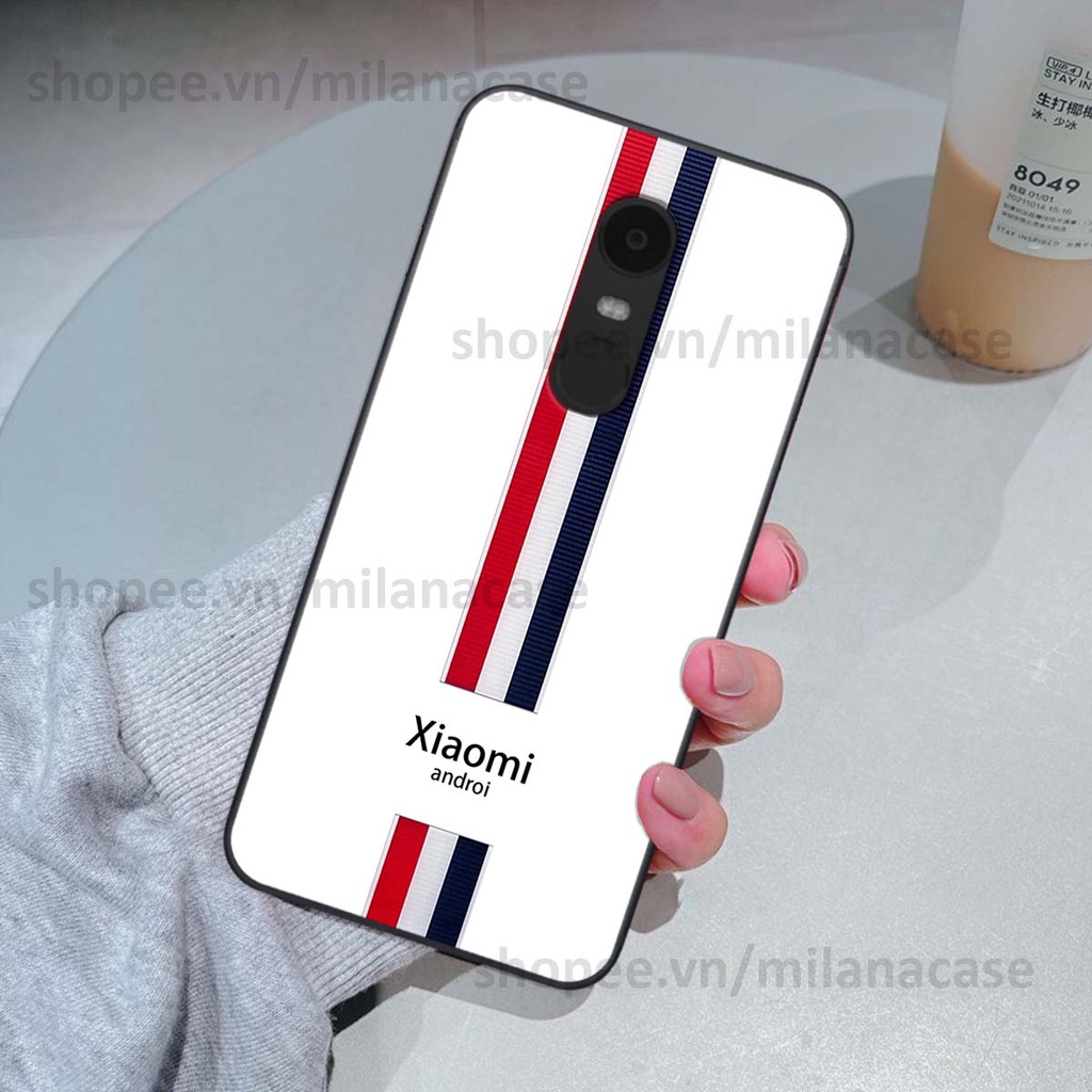 Ốp Xiaomi Redmi Note 4/ Note 4x / Redmi 5 Plus in giả da phong cách thể thao, cá tính, thời trang