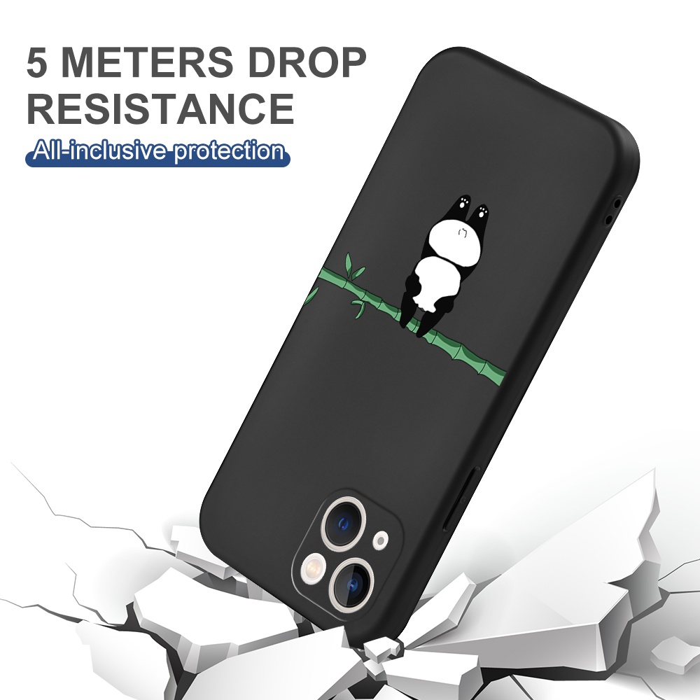 Ốp Điện Thoại Mềm Hình Gấu Trúc Dễ Thương Cho OPPO A12 F1S A5S A32 A33 A39 A52 A3 A3S A57 A59 A59S A72 A92 A11K #H245