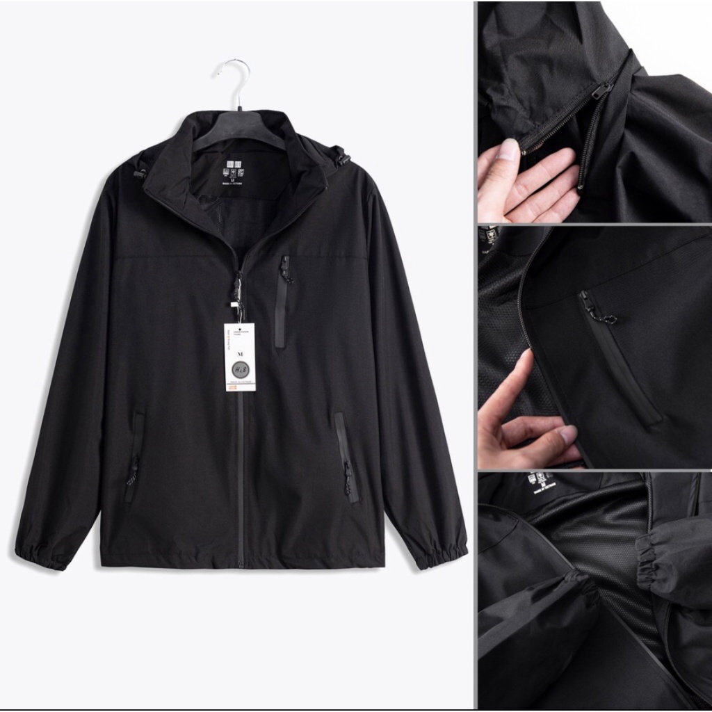 ÁO KHOÁC DÙ NAM 2 LỚP CHỐNG NƯỚC CHẤT LIỆU CAO CẤP THOÁNG KHÍ HOT