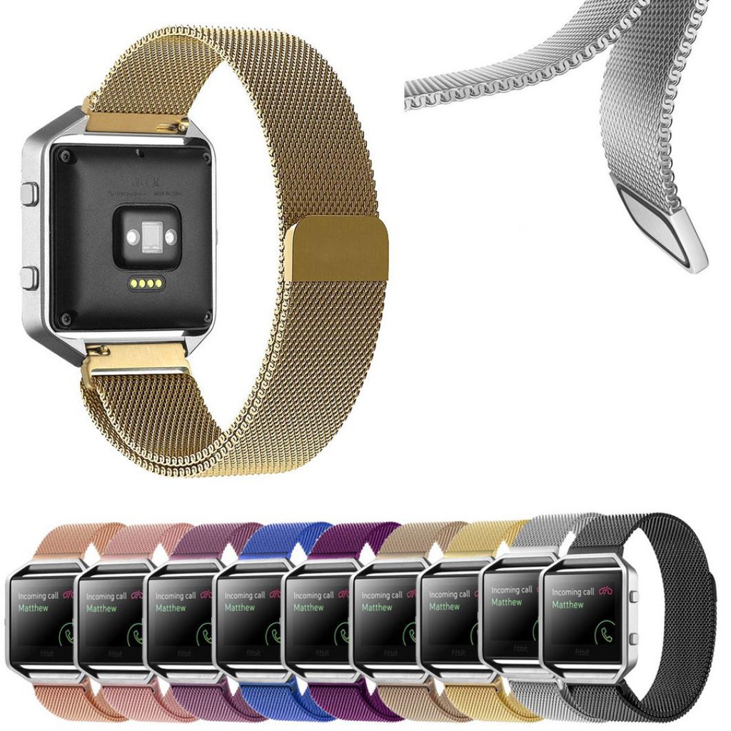 Dây đeo inox Milanese cho đồng hồ thông minh Fitbit Blaze