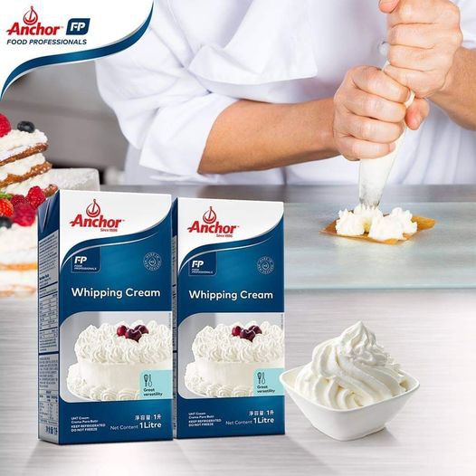 Kem Tươi Whipping Cream Anchor 1Lít - HÀNG CHÍNH HÃNG - DATE MỚI 2024 - GIAO HỎA TỐC