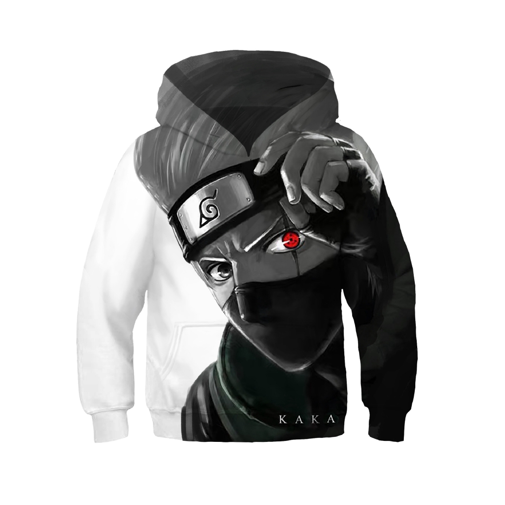 Áo khoác hoodie phong cách Naruto cho bé