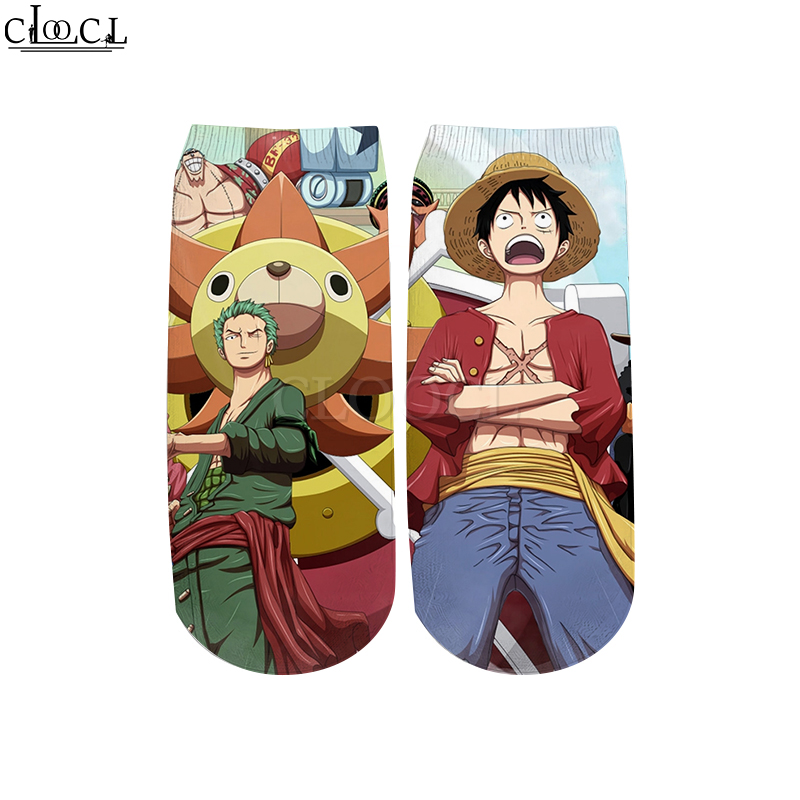 Loocl Vớ cotton Ngắn In Họa Tiết Hoạt Hình one piece Phong Cách harajuku Cho Nam Và Nữ