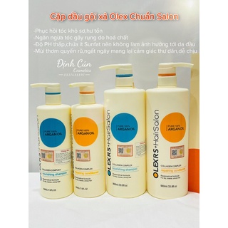 Cặp Dầu gội xả Olexrs Argan Oil 500ml chống rụng tóc kích thích mọc tóc