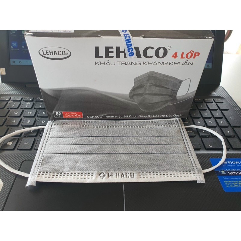 Khẩu trang y tế 4 lớp Lehaco - hôp 50 chiếc | BigBuy360 - bigbuy360.vn