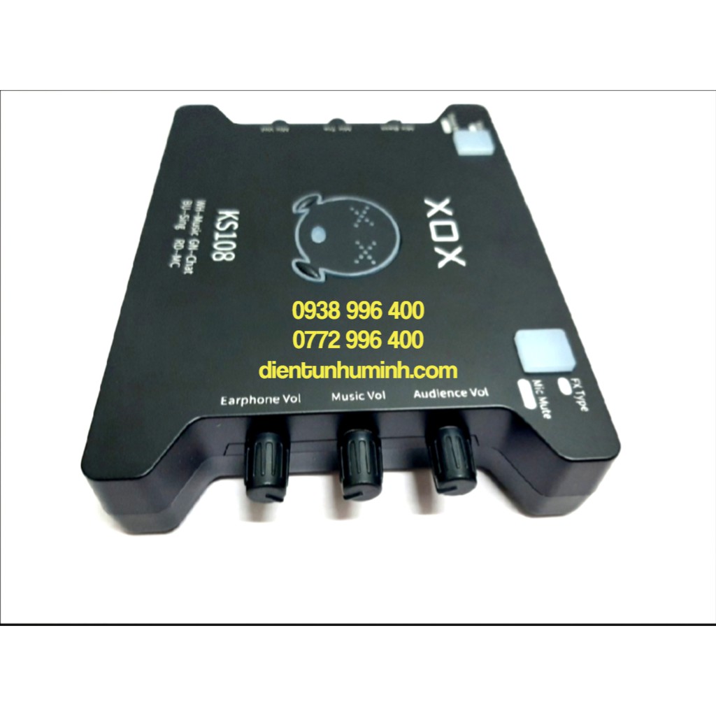 Sound Card XOX Ks108 ( iC mới sửa lỗi âm thanh)